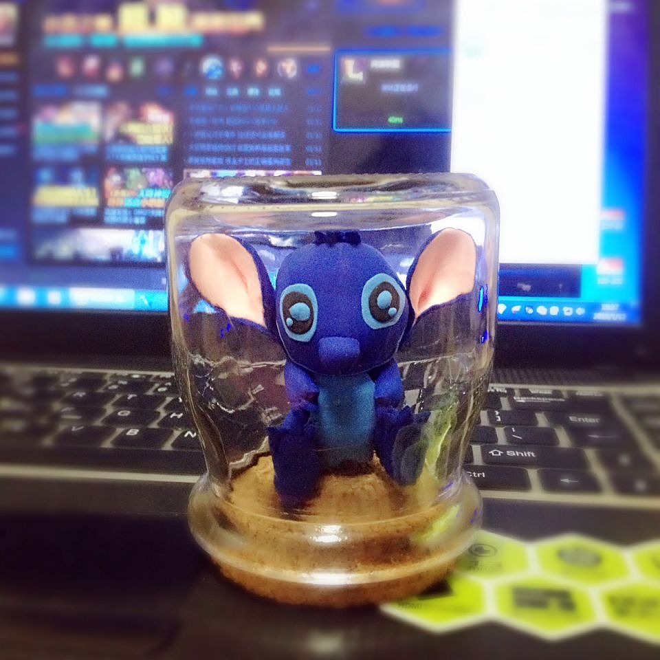 超轻黏土,蜡笔小新,史迪奇,新手上路~