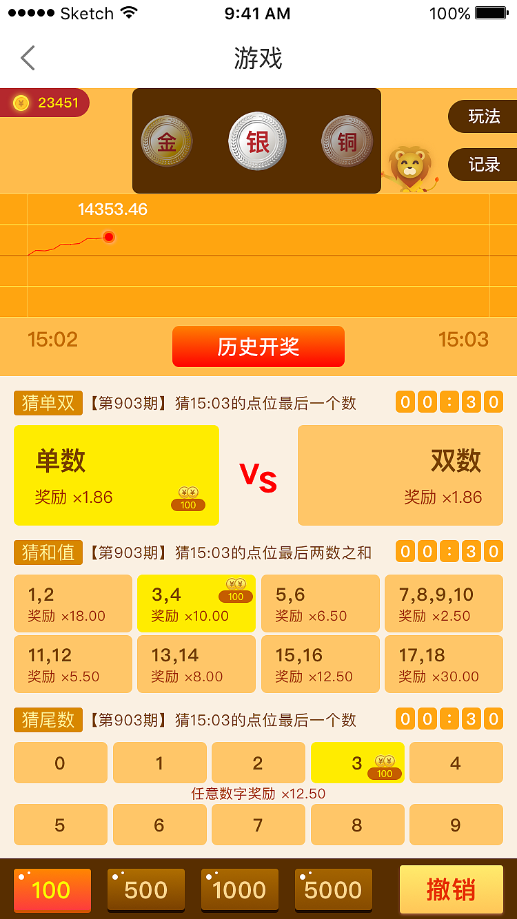 app小游戏-猜涨跌（图ZMTk5NzM4NTYw） - APP界面 - 站酷设计师静香l原创素材 - 站酷ZCOOL