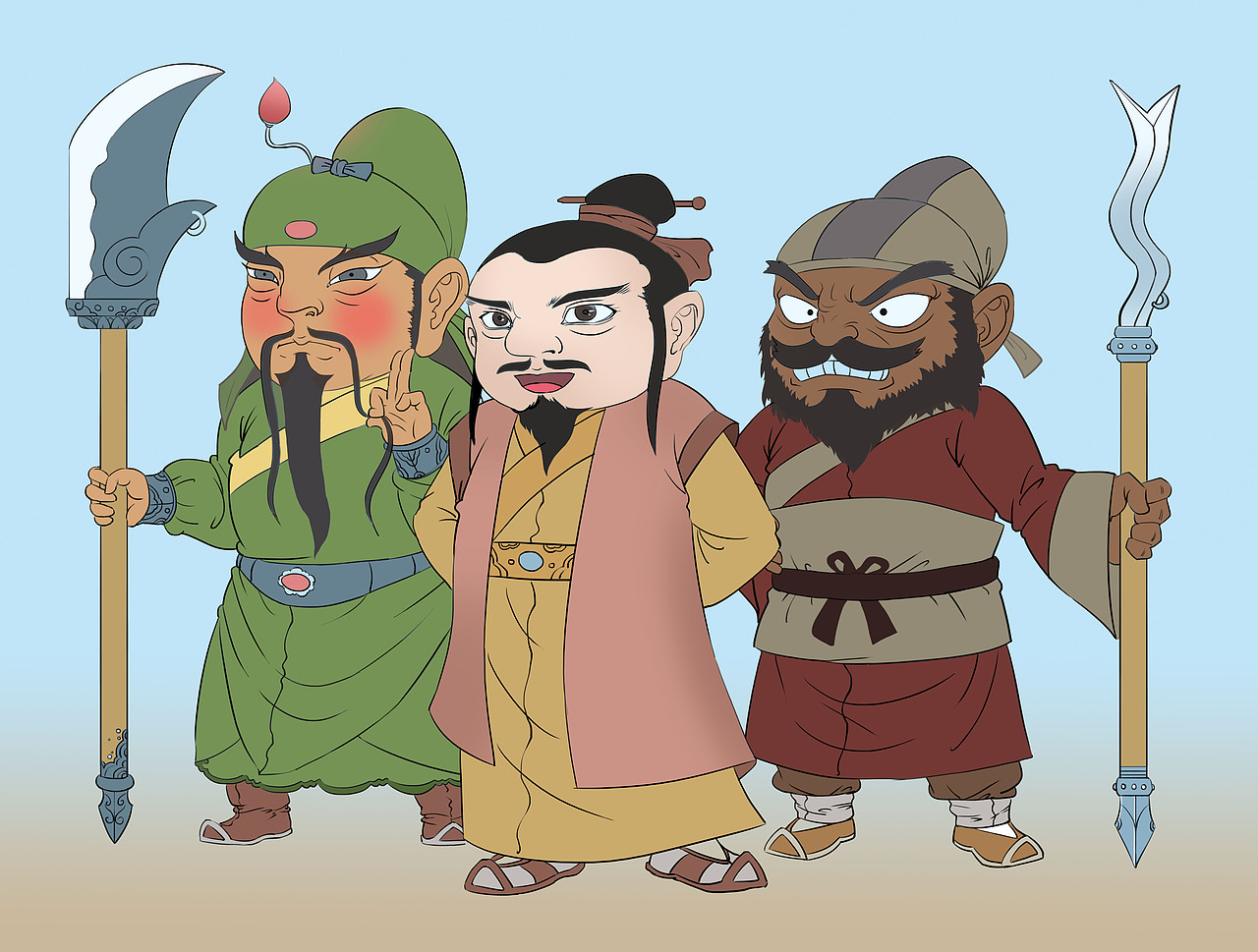 Q版古風(fēng)（圖ZMjA4ODM1ODU2） - 兒童插畫(huà) - 站酷設(shè)計(jì)師曾經(jīng)癡狂少年時(shí)原創(chuàng)素材 - 站酷ZCOOL