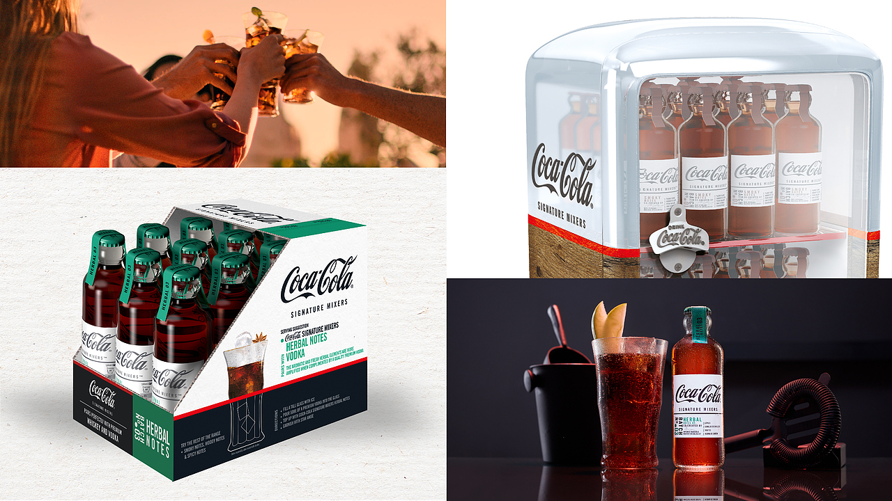 Coca-Cola Signature Mixers可口可乐调酒饮料品牌设计