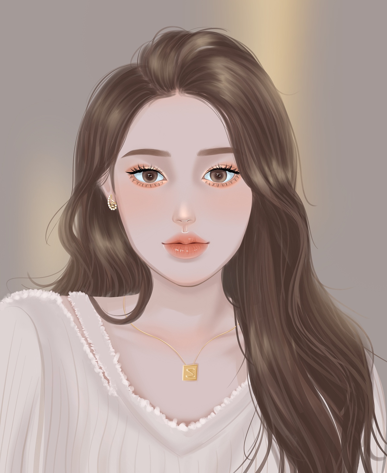 温柔小姐姐（图ZMjQ5OTY1MzY0） - 创作习作 - 站酷设计师哔哔哔比巴卜原创素材 - 站酷ZCOOL