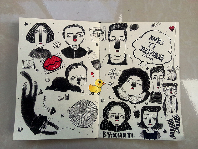 练习（图ZMzg0Mjc5OTY=） - 新锐潮流插画 - 站酷设计师线体作用原创素材 - 站酷ZCOOL