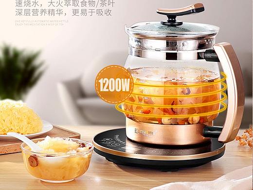 养生壶详情/煮水壶描述/产品拍摄/电商设计