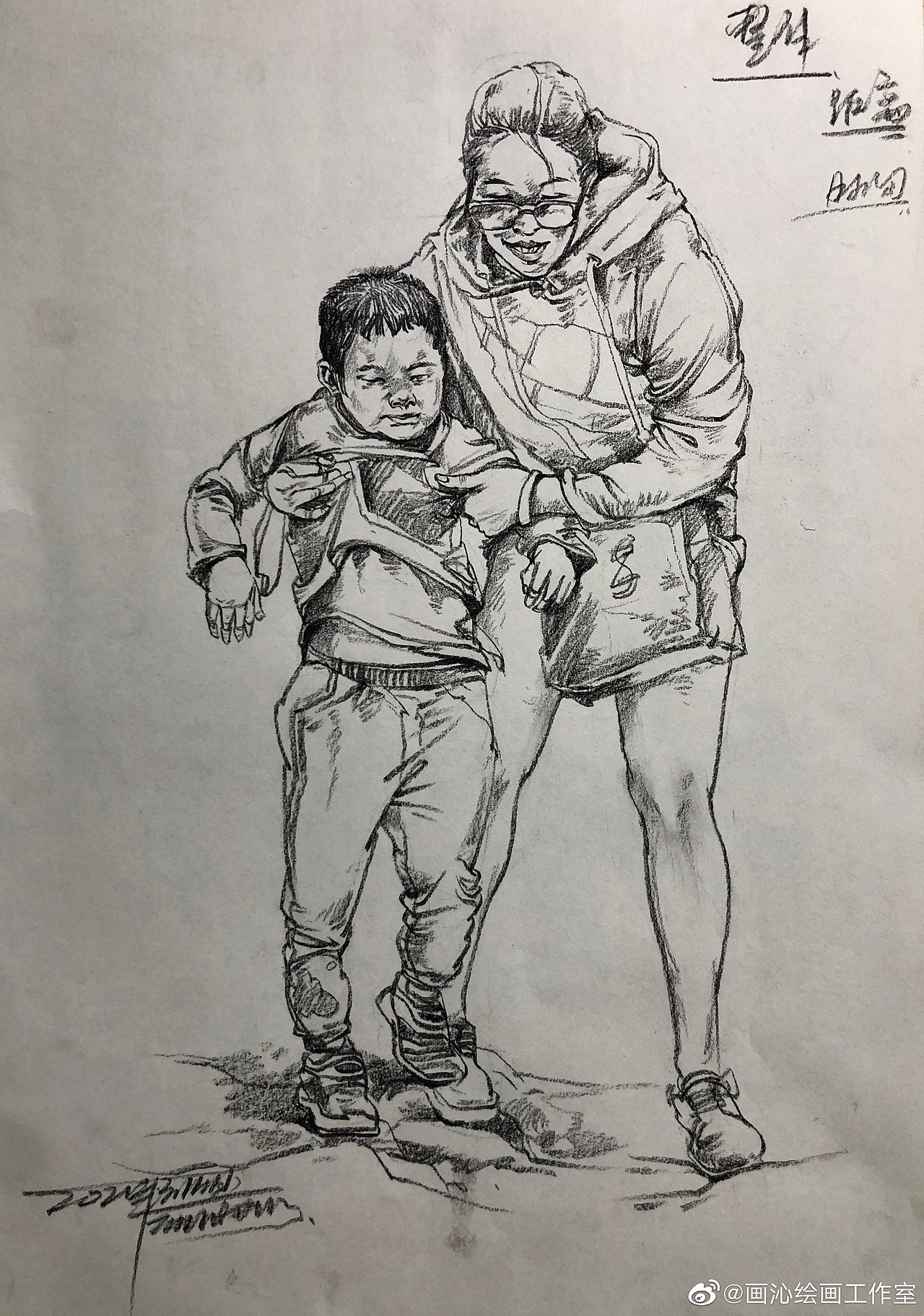 人物速写（图ZMjQ5MTE3MTg4） - 绘画 - 站酷设计师爱画画的沁原创素材 - 站酷ZCOOL