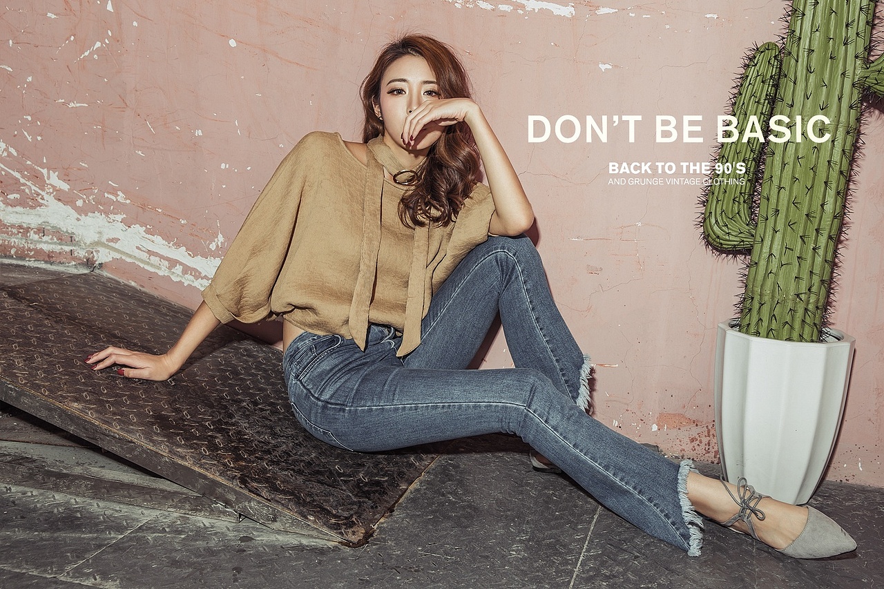 电商网店女装模特拍照拍图女装街拍 网红女装爆款拍摄