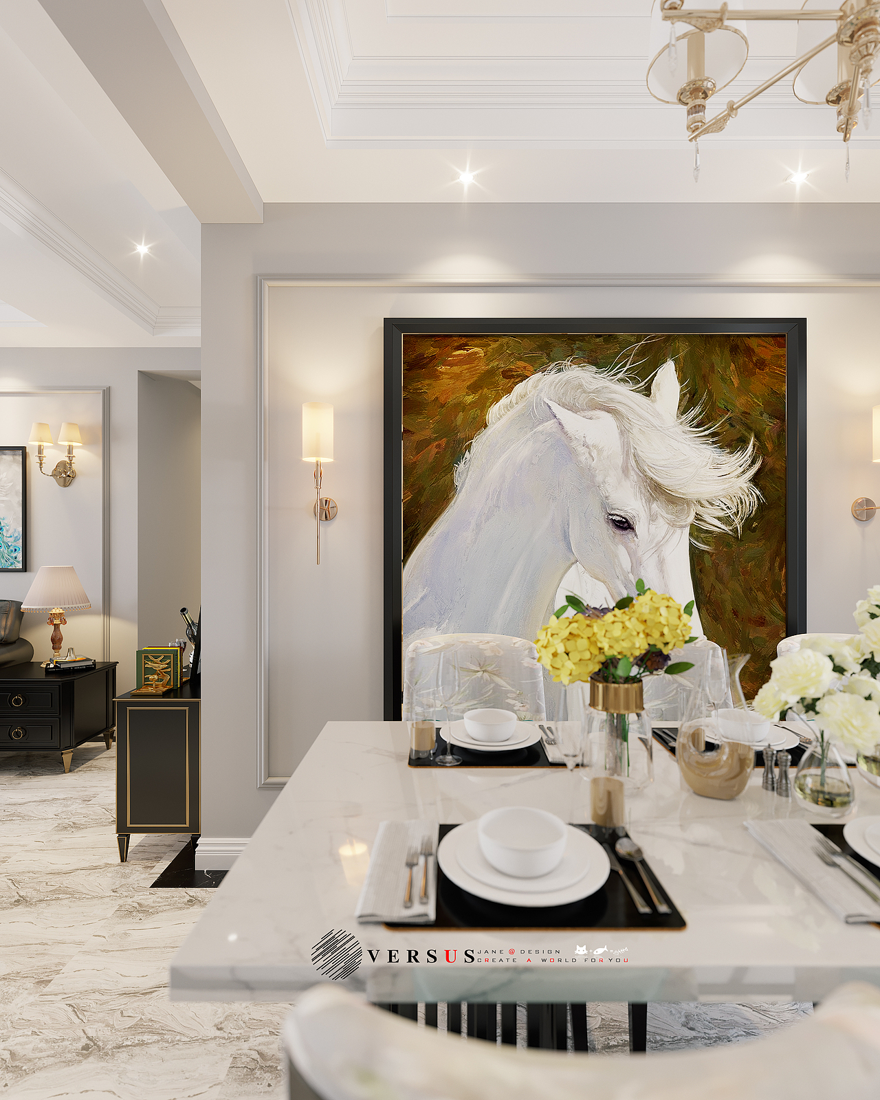 『 孔雀蓝 · 美式 』（图ZMTE5NTE3NDA4） - 家装设计 - 站酷设计师JANE______原创素材 - 站酷ZCOOL