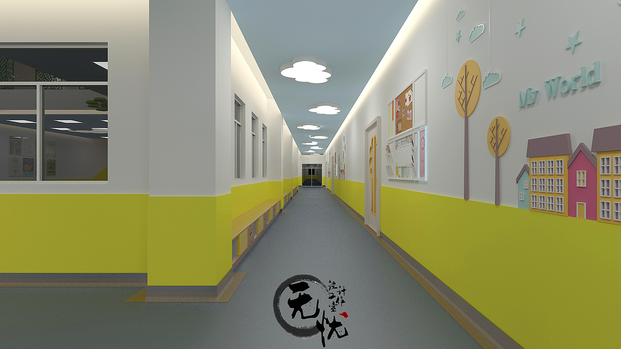 幼儿园空间设计（图ZMTczNTI4NjYw） - 家装设计 - 站酷设计师无忧设计制图原创素材 - 站酷ZCOOL