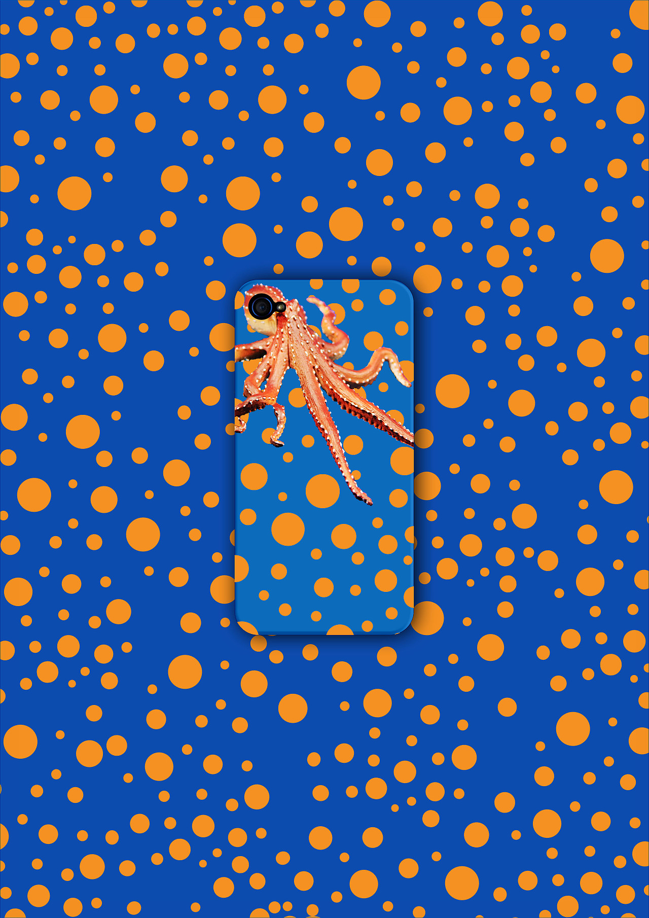 图案设计波点与章鱼