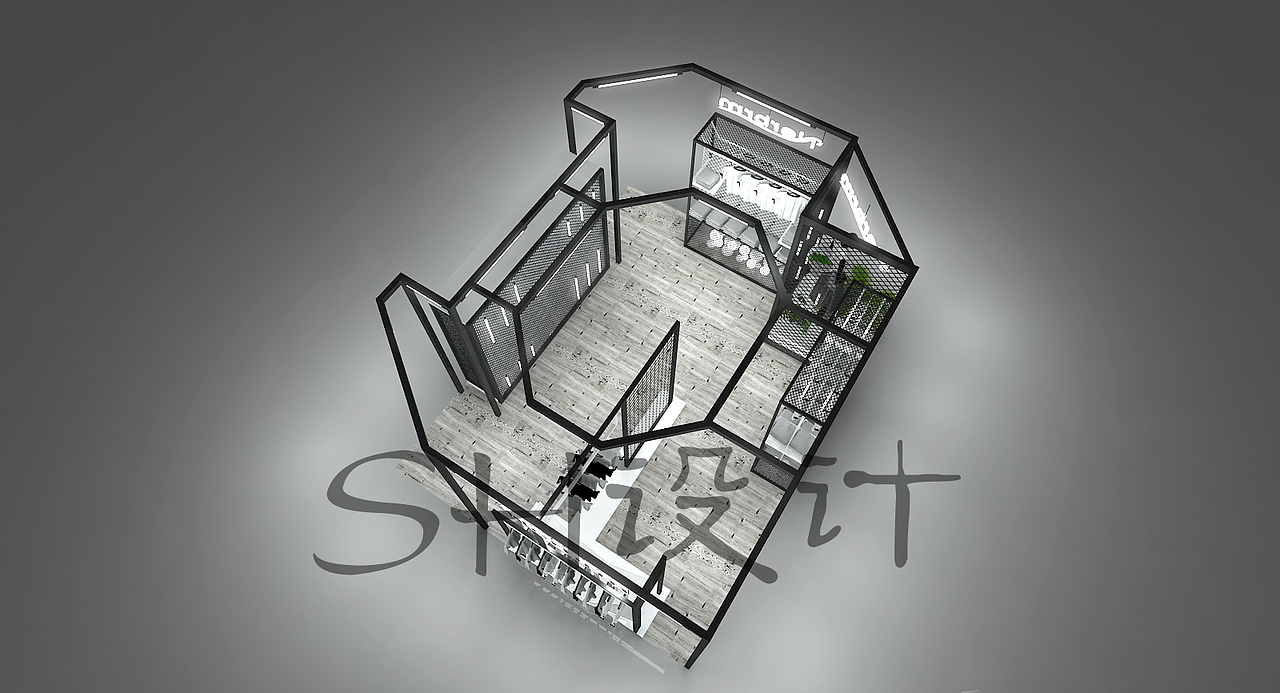 服装快闪店 简易