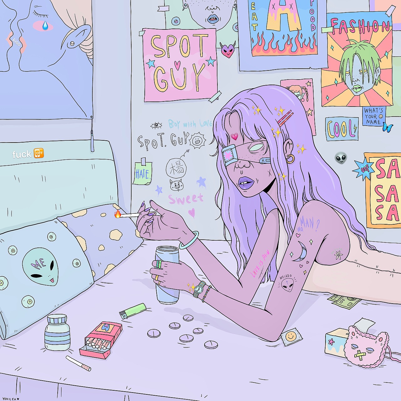 SPOTGUY |见怪不怪 插画涂鸦