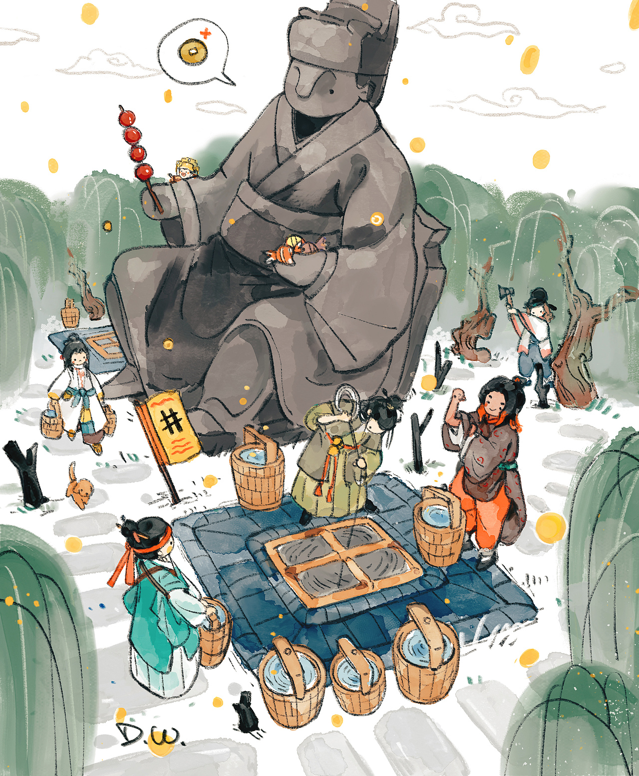 2020插画年终总结（图ZMjM5OTU0NjUy） - 商业插画 - 站酷设计师道道维原创素材 - 站酷ZCOOL
