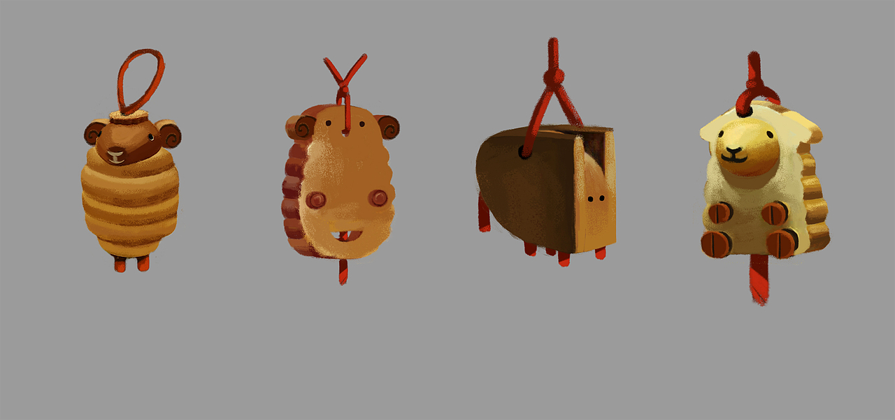 虎墩道具设定（图ZMjg3MzkyNjg4） - 概念设定 - 站酷设计师珍妮玛黛晋原创素材 - 站酷ZCOOL