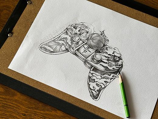 原创创意手绘插画