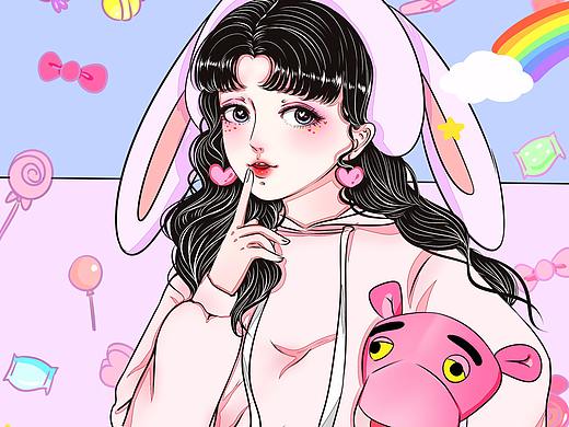 粉红豹和兔女郎