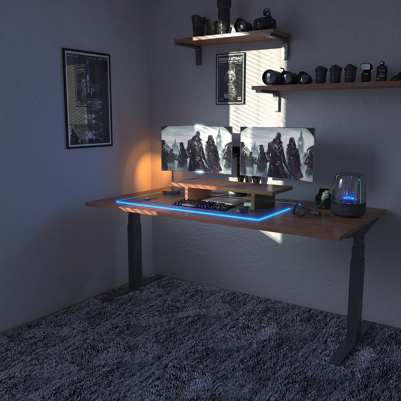 炫酷场景建模+渲染