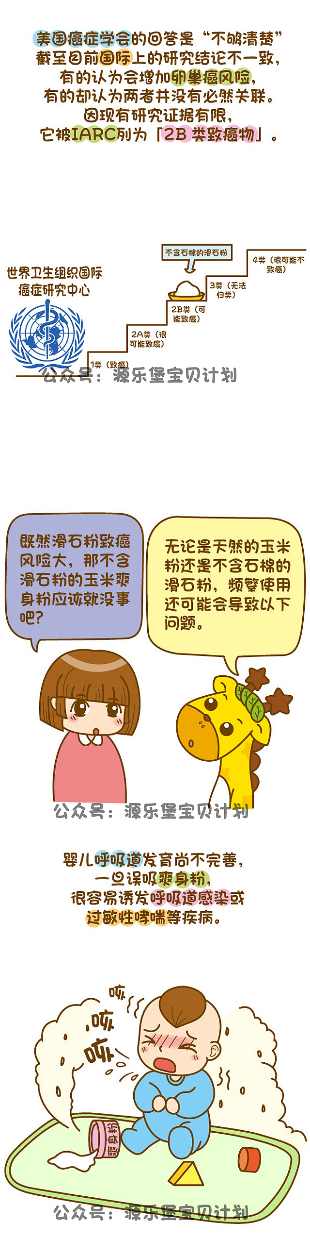 爽身粉“致癌”？（图ZNzc4ODcyMTY=） - 单幅漫画 - 站酷设计师成长中的鹿小星原创素材 - 站酷ZCOOL