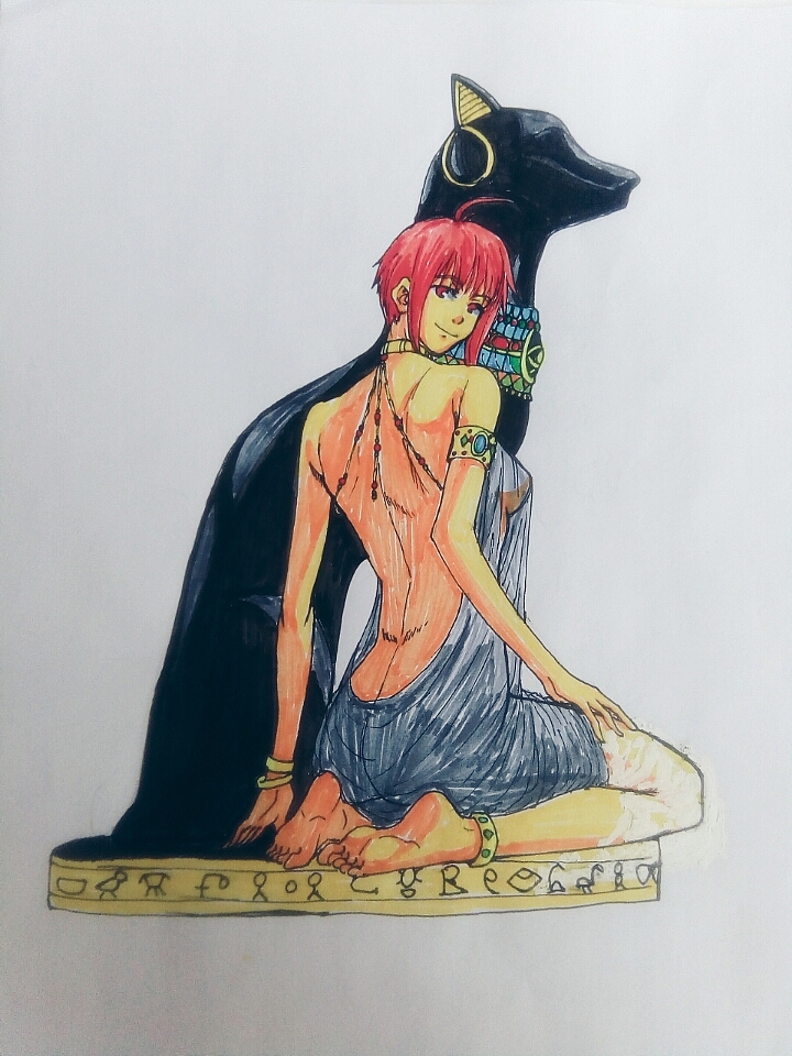 妹子（图ZODY4MDMxODA=） - 创作习作 - 站酷设计师老猫先生的画原创素材 - 站酷ZCOOL