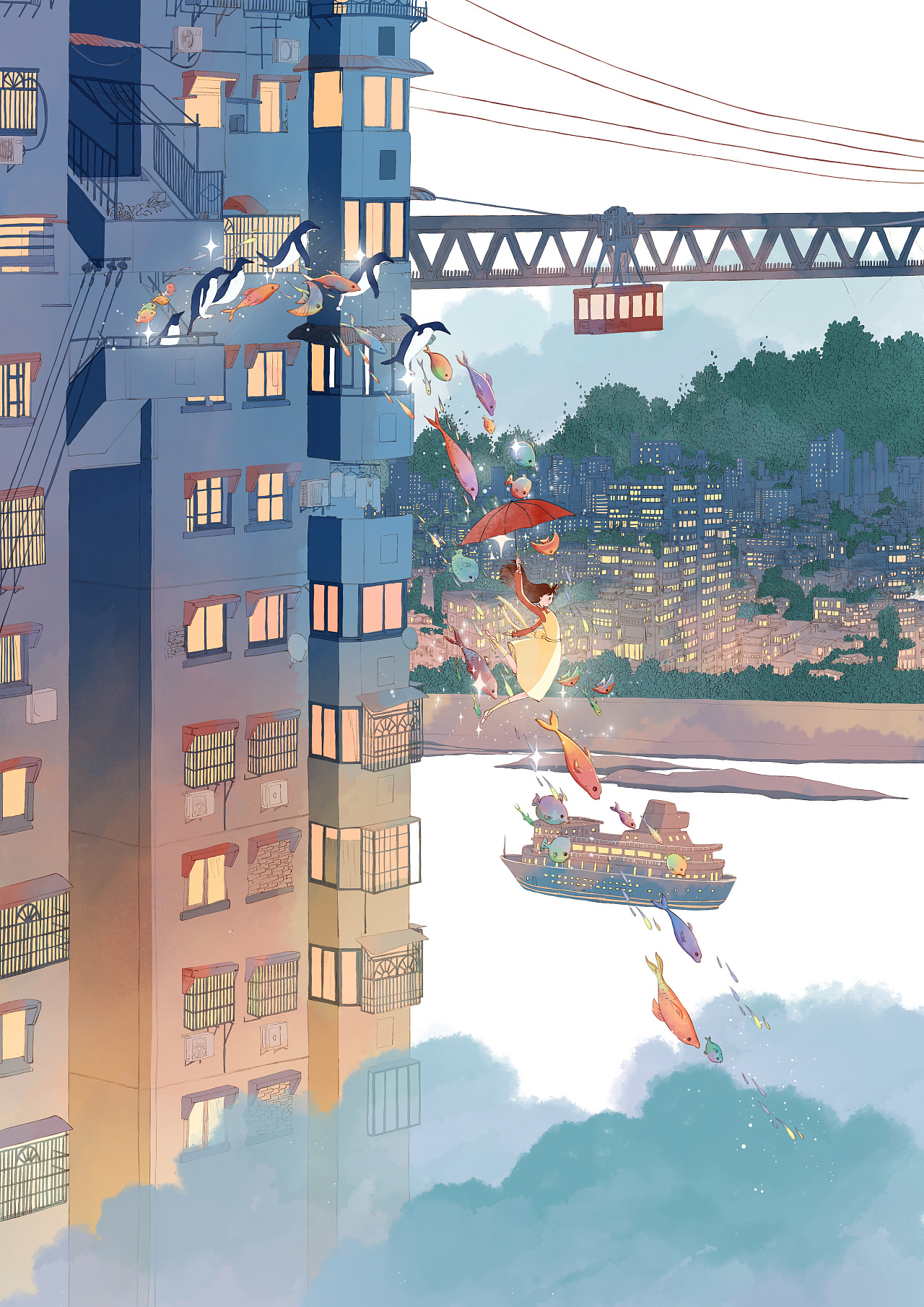 理想国之十|插画|创作习作|齐桑树 - 原创作品 - 站酷 (zcool)