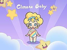 Climate Baby 气候精灵系列  IP形象设计