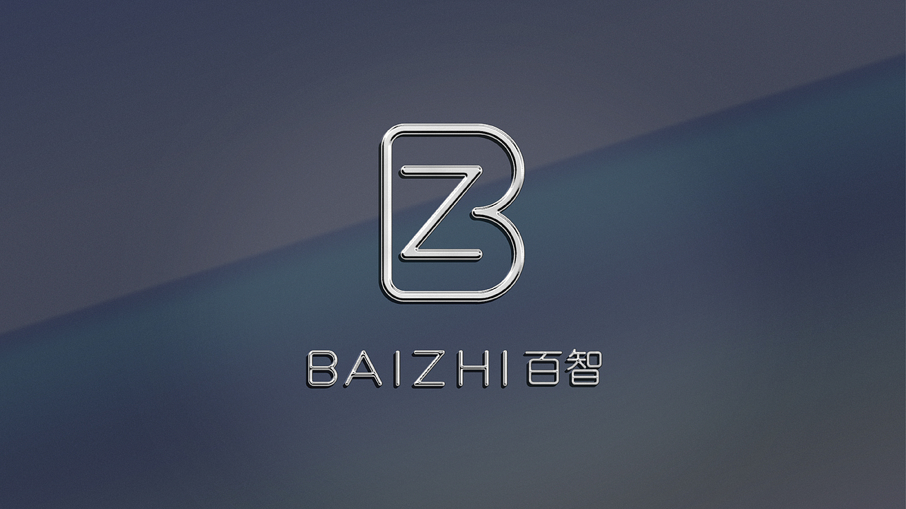 百智无人驾驶logo-自由心生