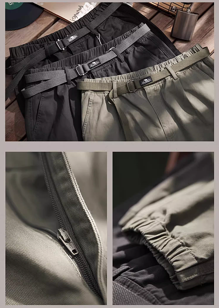 复古工装裤拍摄