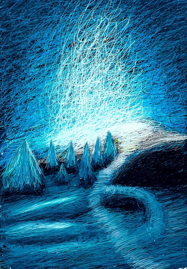 线圈画-第n天继续画中 学习ing!