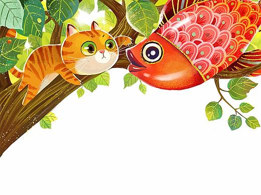 好多猫和其他童话插图