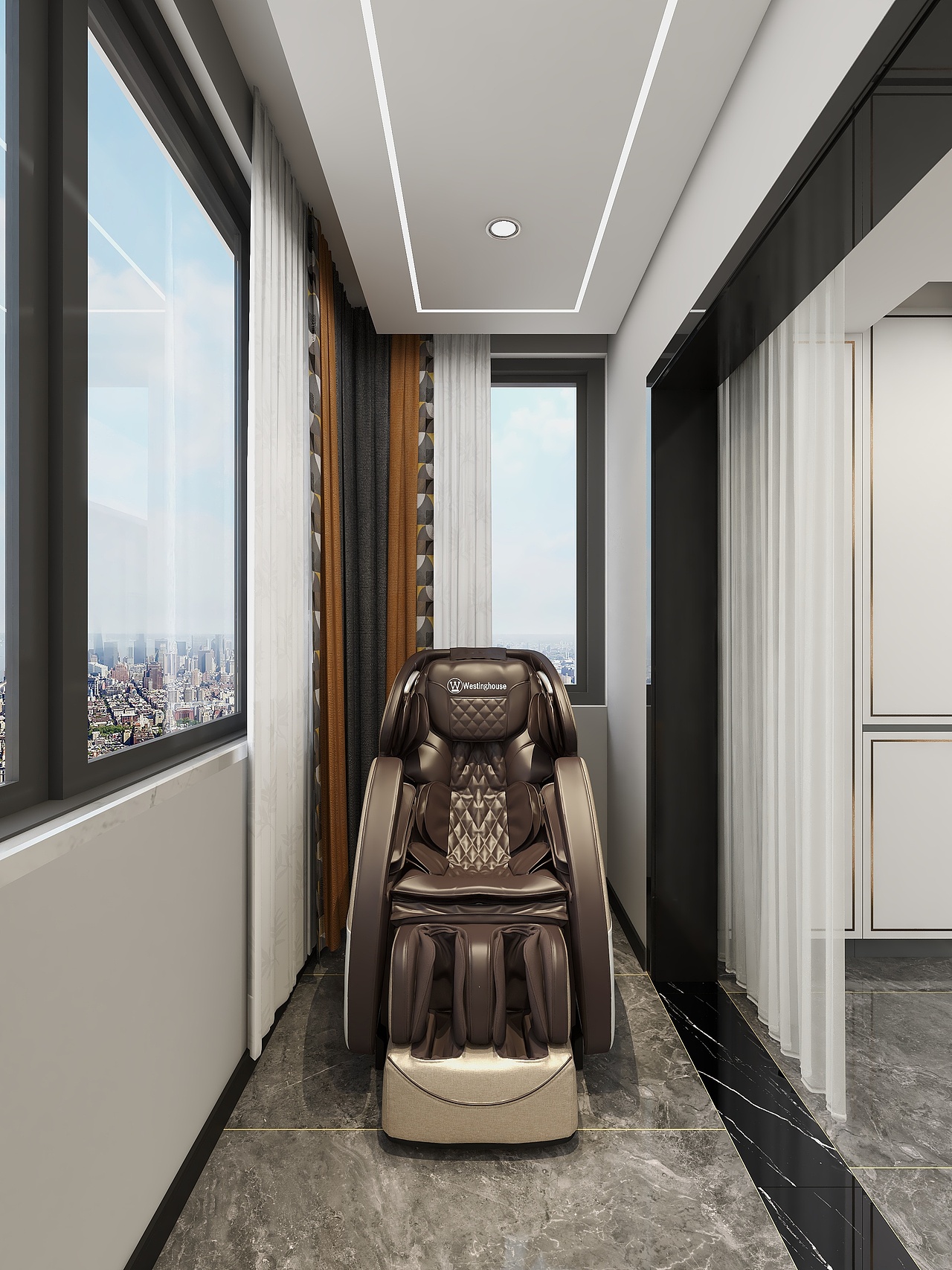 田园世界(92平方轻奢风三居室)