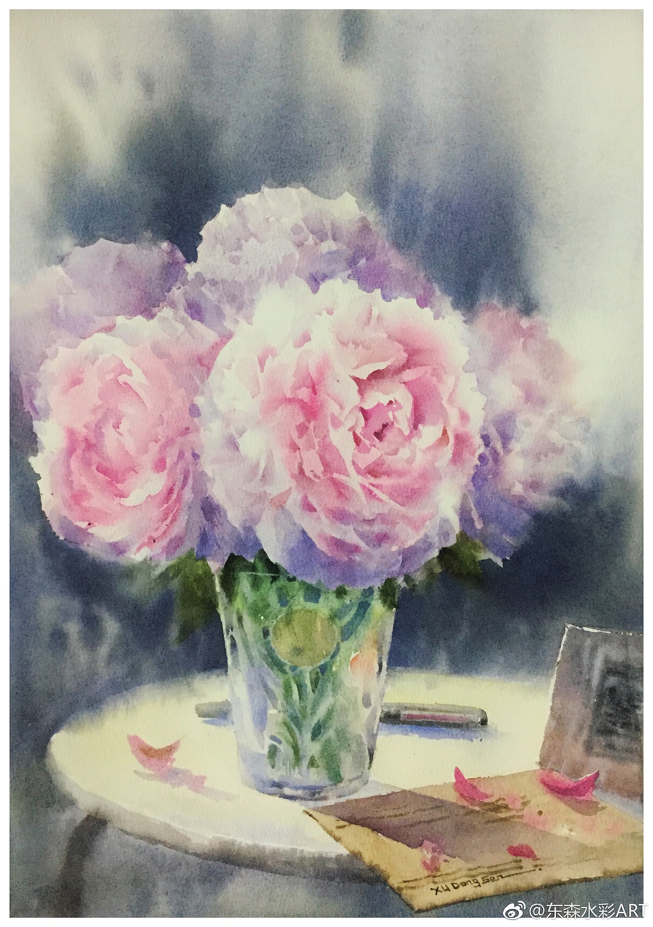 花花草草，画了一段时间，终于出关了（图ZMTMwMzA1NDY0） - 绘画 - 站酷设计师东森水彩ART原创素材 - 站酷ZCOOL