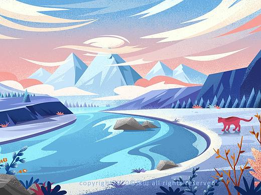 风景插画--旅行（五） 