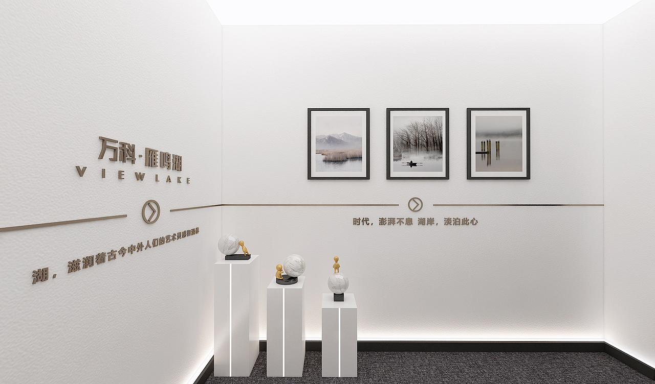 万科雁鸣湖通道包装