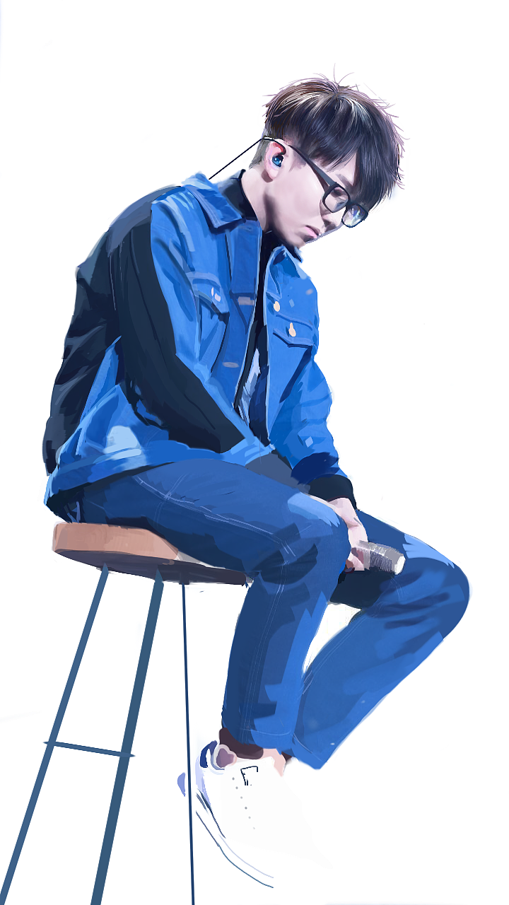 Sketchbook手绘人物 毛不易（图ZODk2MzY0MTI=） - 新锐潮流插画 - 站酷设计师与SnowC原创素材 - 站酷ZCOOL