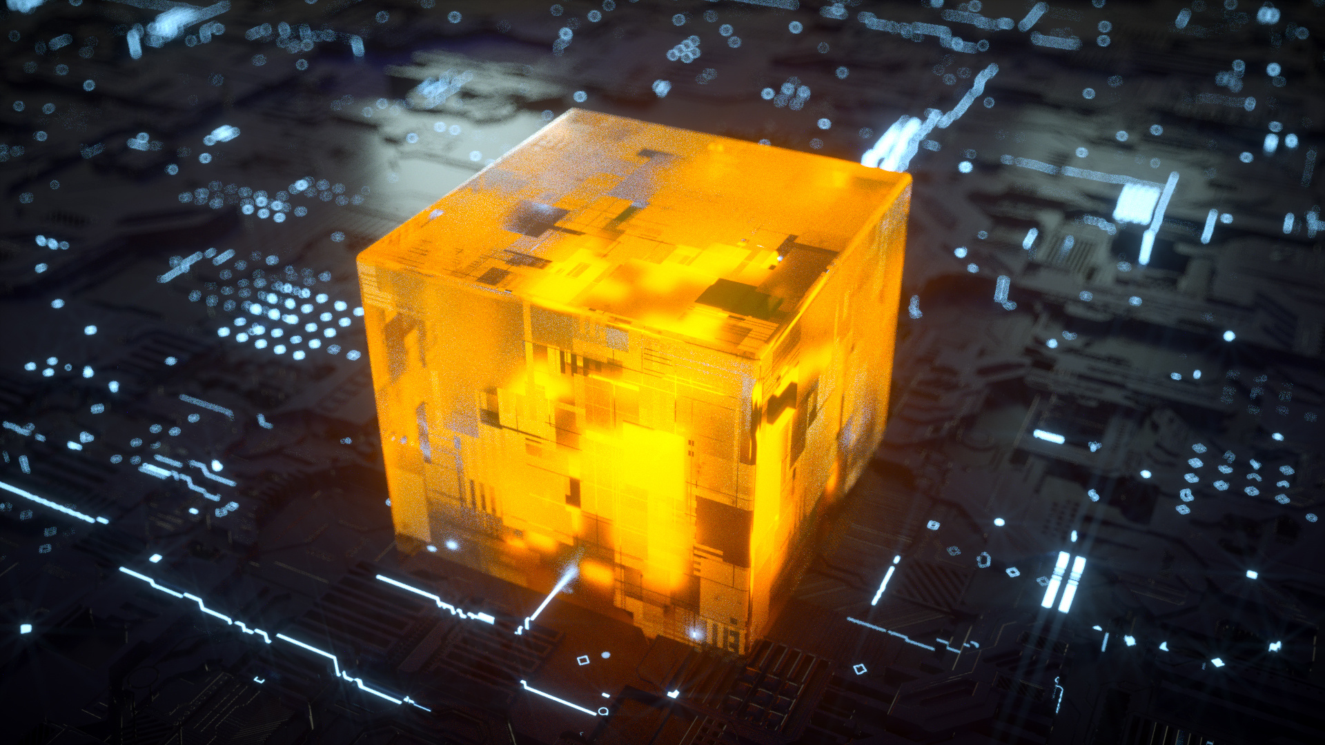 电路板发光盒子