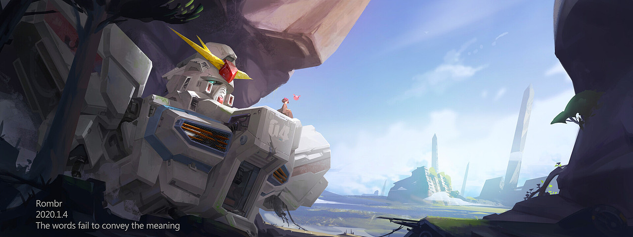 高达同人（图ZMjA1NzEwMDk2） - 游戏原画 - 站酷设计师ROMBR原创素材 - 站酷ZCOOL