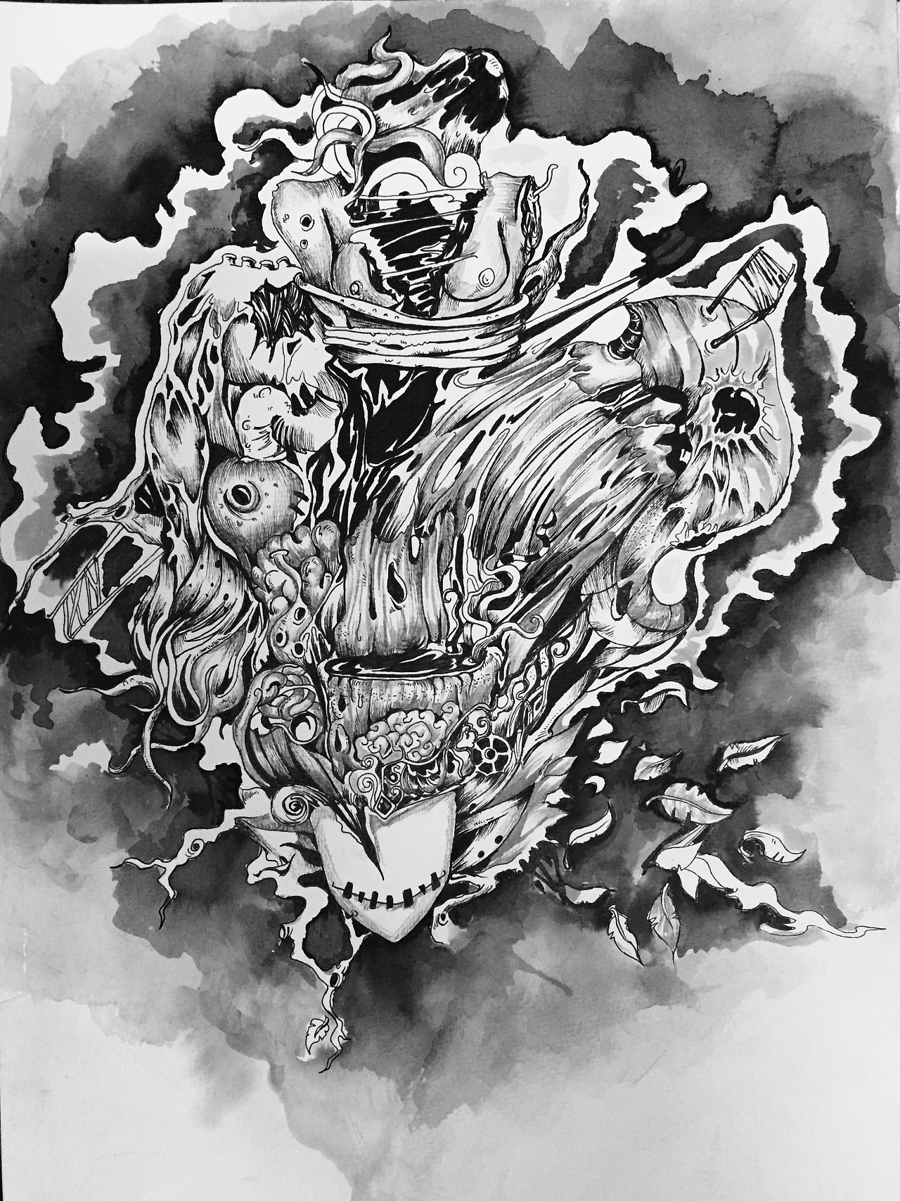 癌|插画|创作习作|毛八戒 - 原创作品 - 站酷 (zcool)