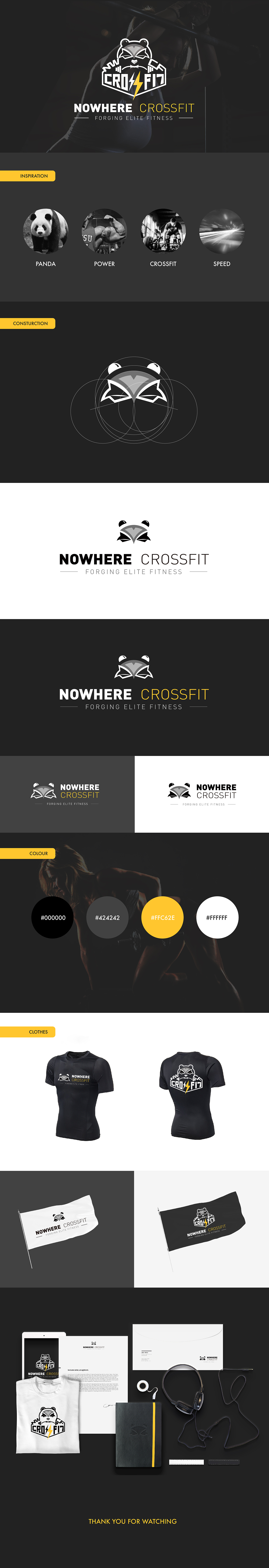 Nowhere Crossfit 标志设计