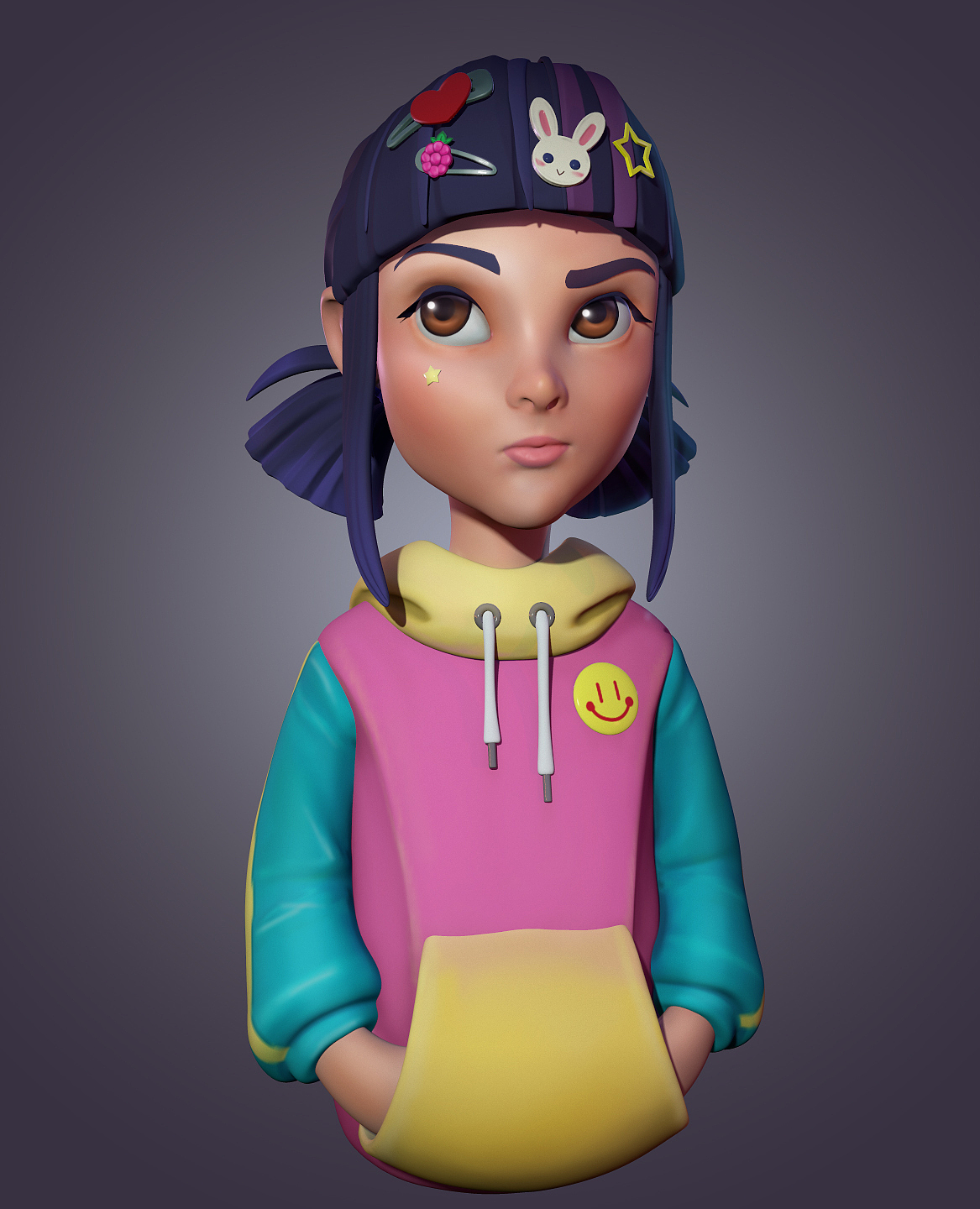 游戏3D角色建模学员作品展示（图ZMjM0MTE4MDQ0） - 人物/生物 - 站酷设计师CGRICE原创素材 - 站酷ZCOOL