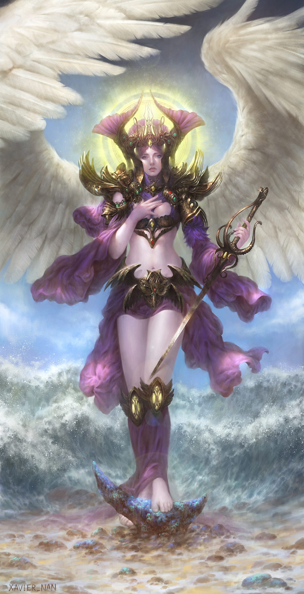 启纪女神|插画|概念设定|xavier_nan - 原创作品 - 站酷 (zcool)