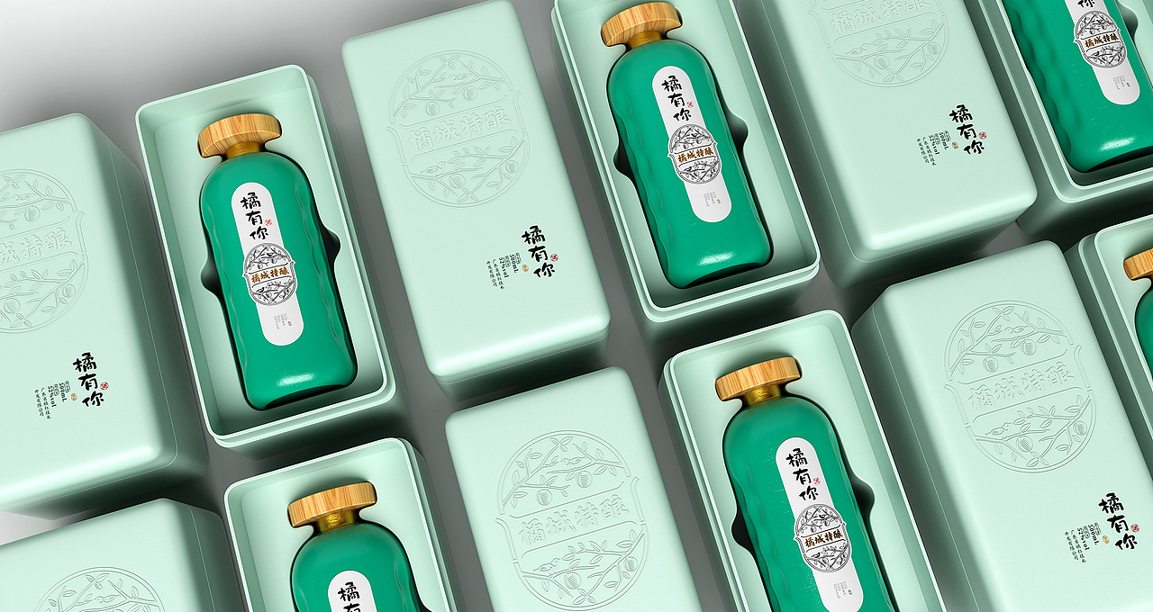 橘有你丨一杯橘红酒，懂，才知珍贵。丨白酒包装设计（图ZMjA4MTI4NjQ4） - 包装 - 站酷设计师全胜民原创素材 - 站酷ZCOOL