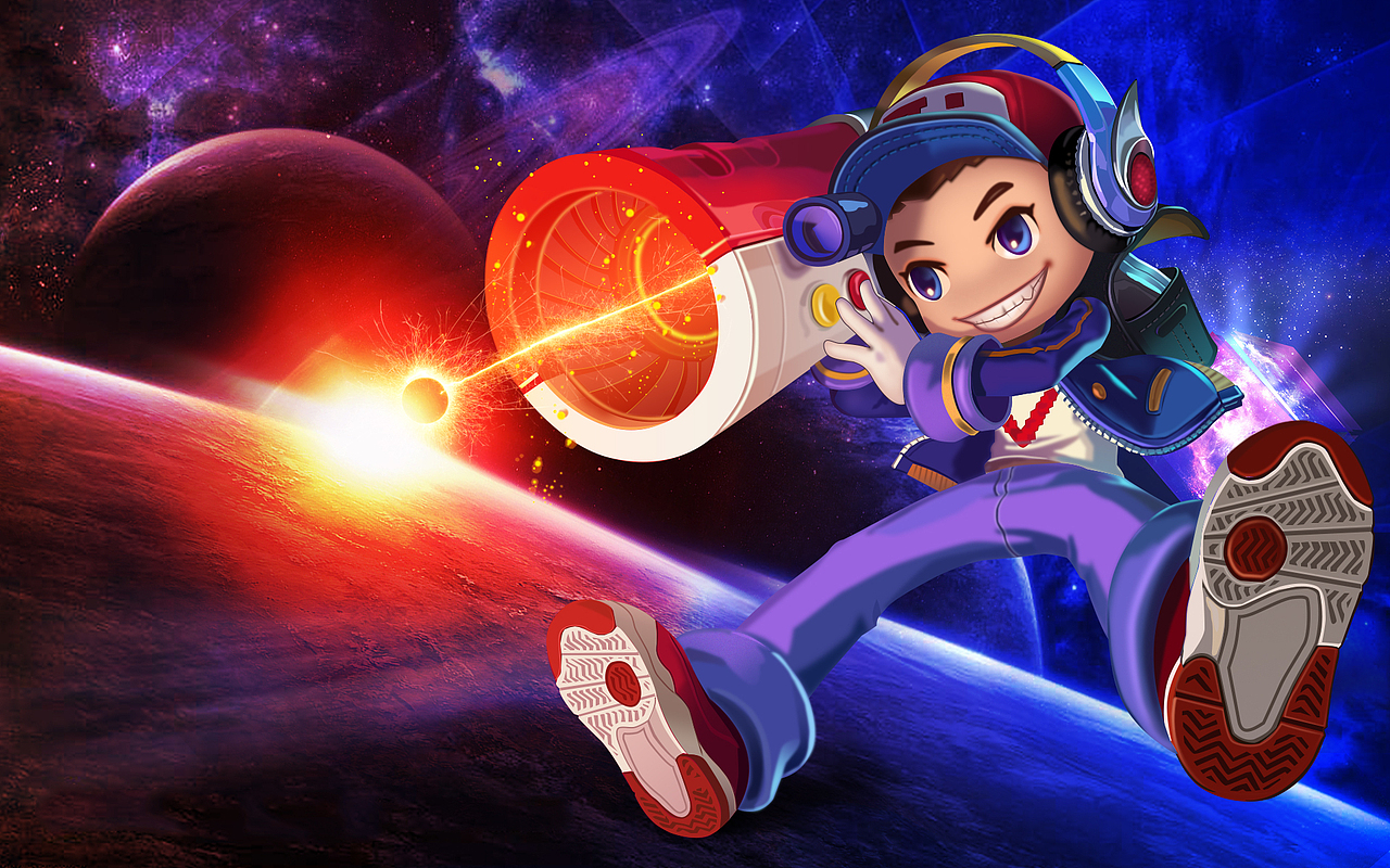 鲁班七号,临摹官网作品|插画|艺术插画|潘梨子_原创作品-站酷zcool