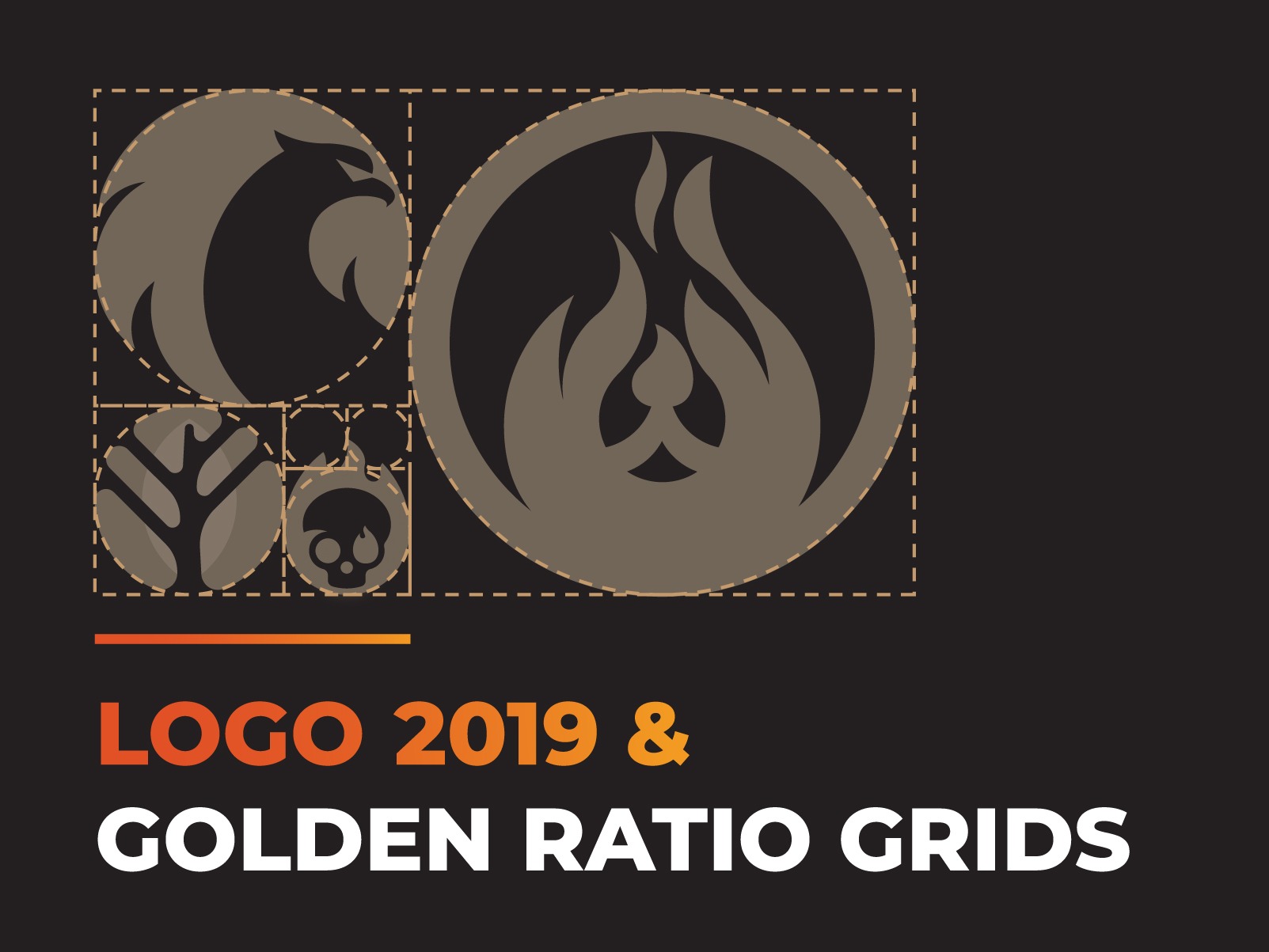 Logo Portfolio 2019 & Golden Ratio Grids