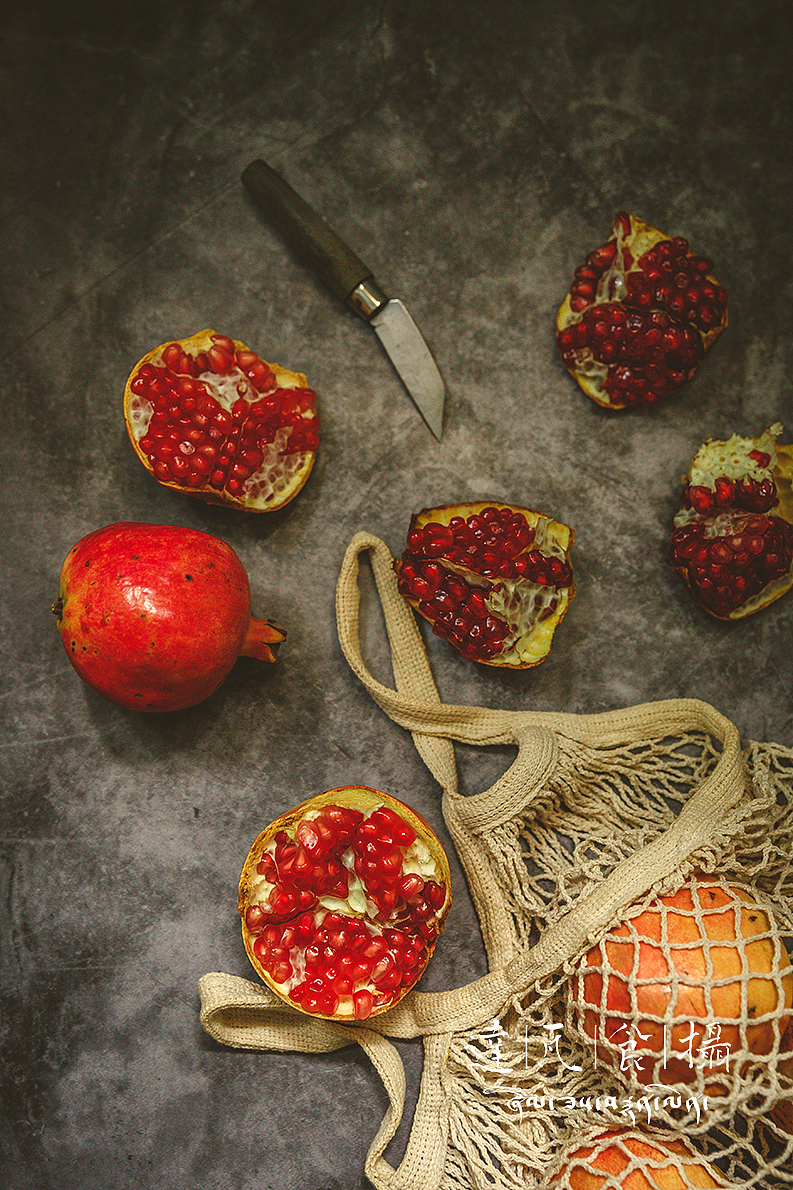 静物练习 | 石榴红了