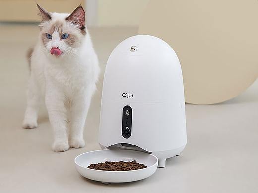 宠物产品拍摄 CCPET宠物智能产品喂食器自动喂食机
