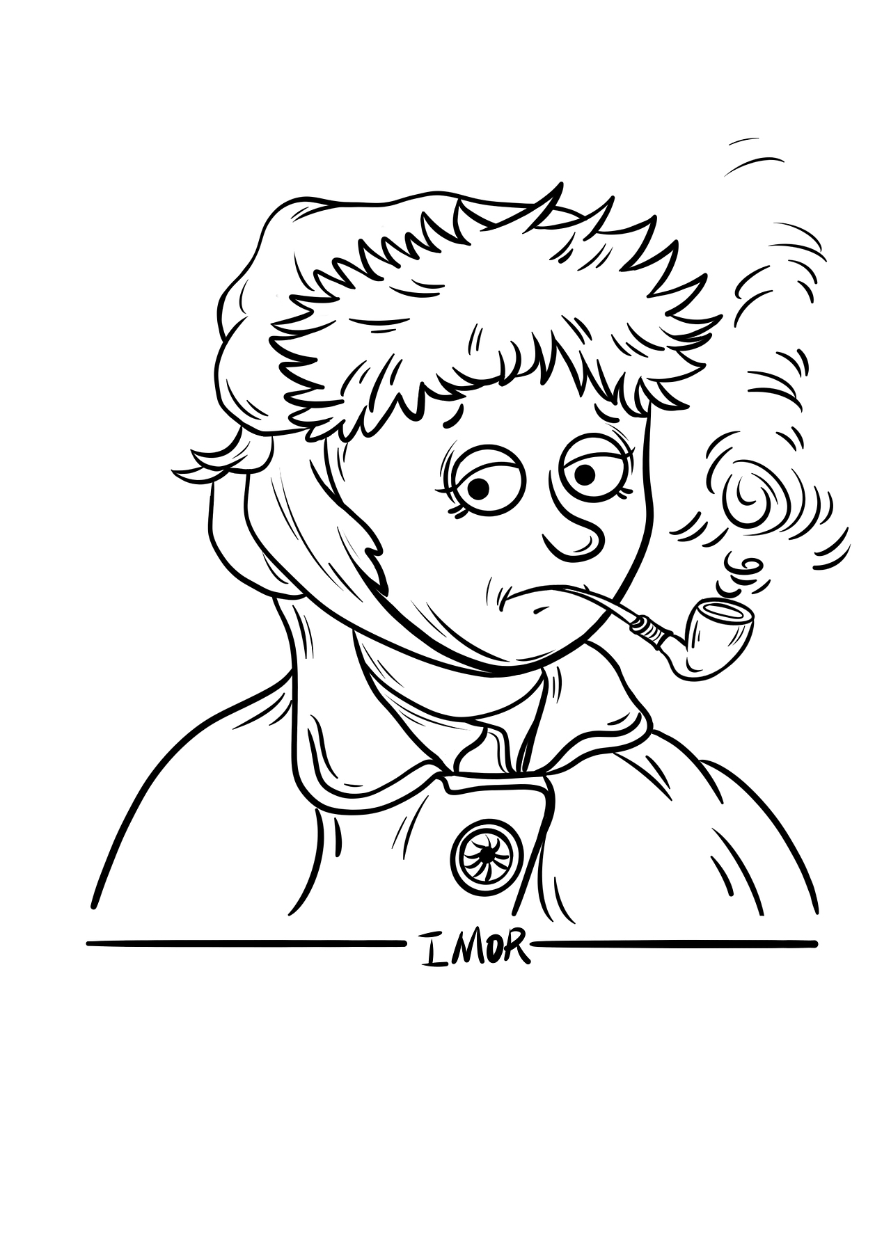 版绘之《世界名画》系列,卡通版头像集齐12张