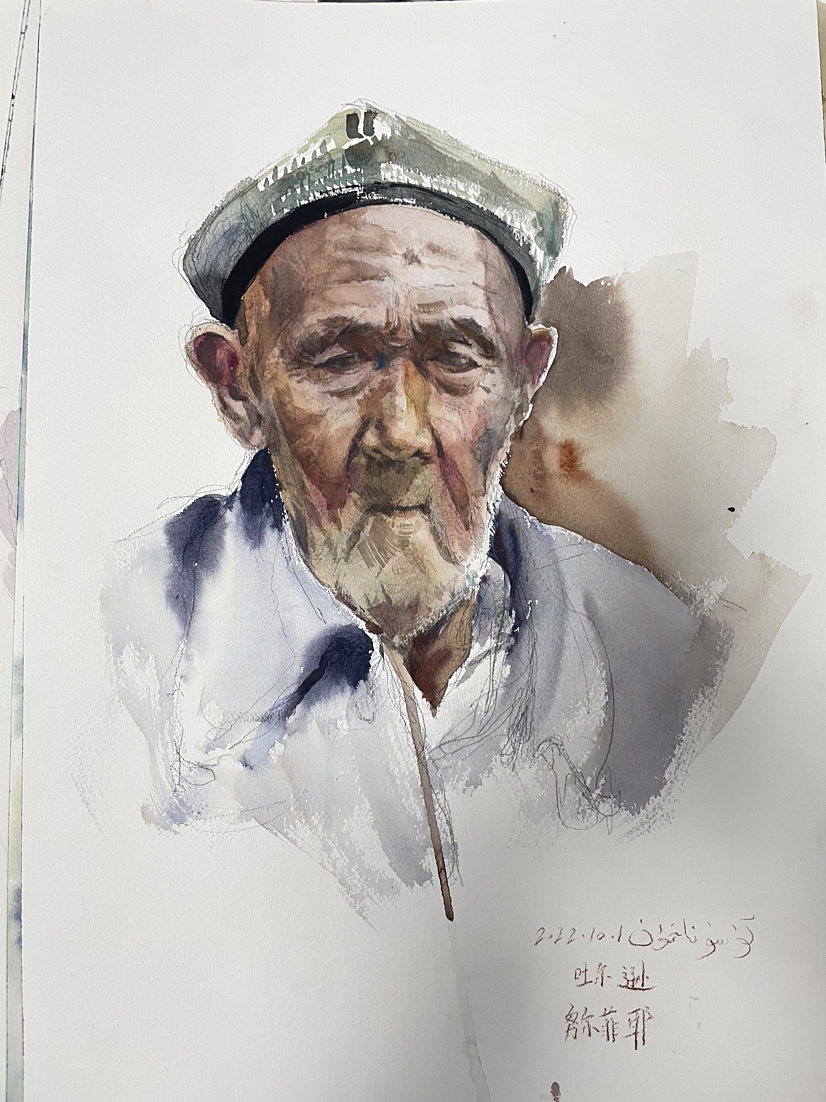 塔什库尔干水彩人物写生记录（图ZMzE4ODQxODMy） - 绘画 - 站酷设计师Hi_Fanqi原创素材 - 站酷ZCOOL