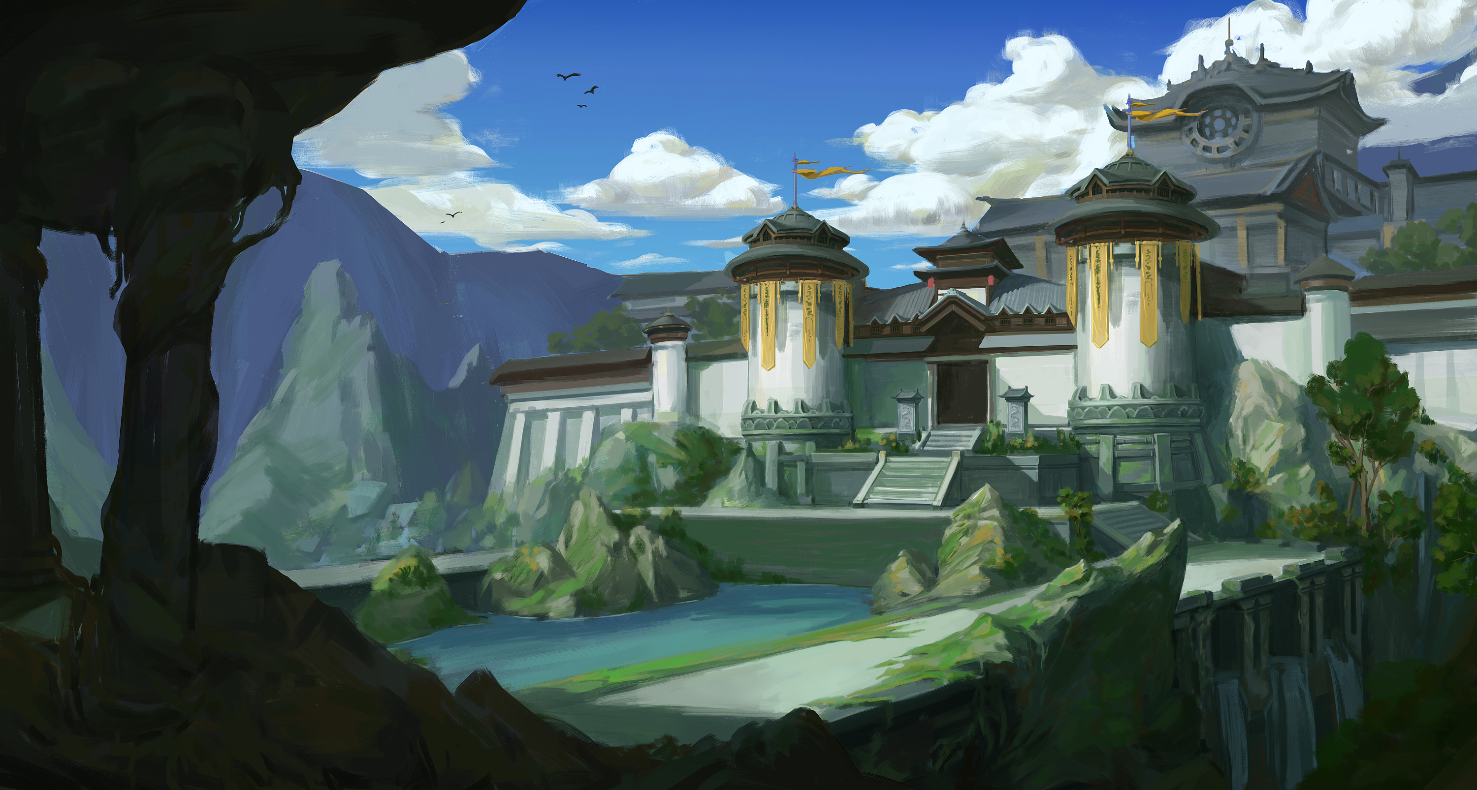 场景气氛图|插画|游戏原画|bboy飞翼 - 原创作品 - 站酷 (zcool)