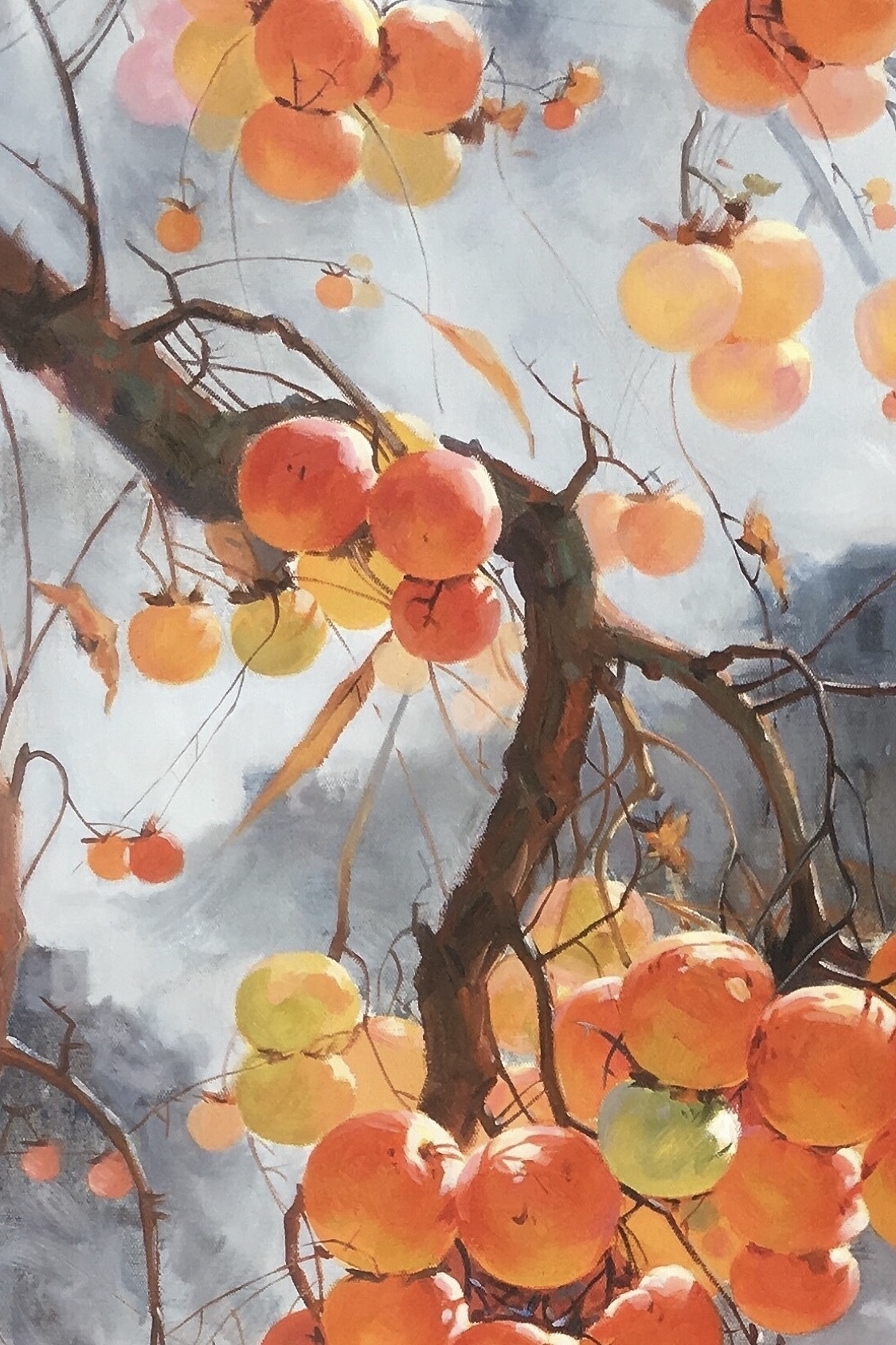 邱海凡 油画作品《事事如意》