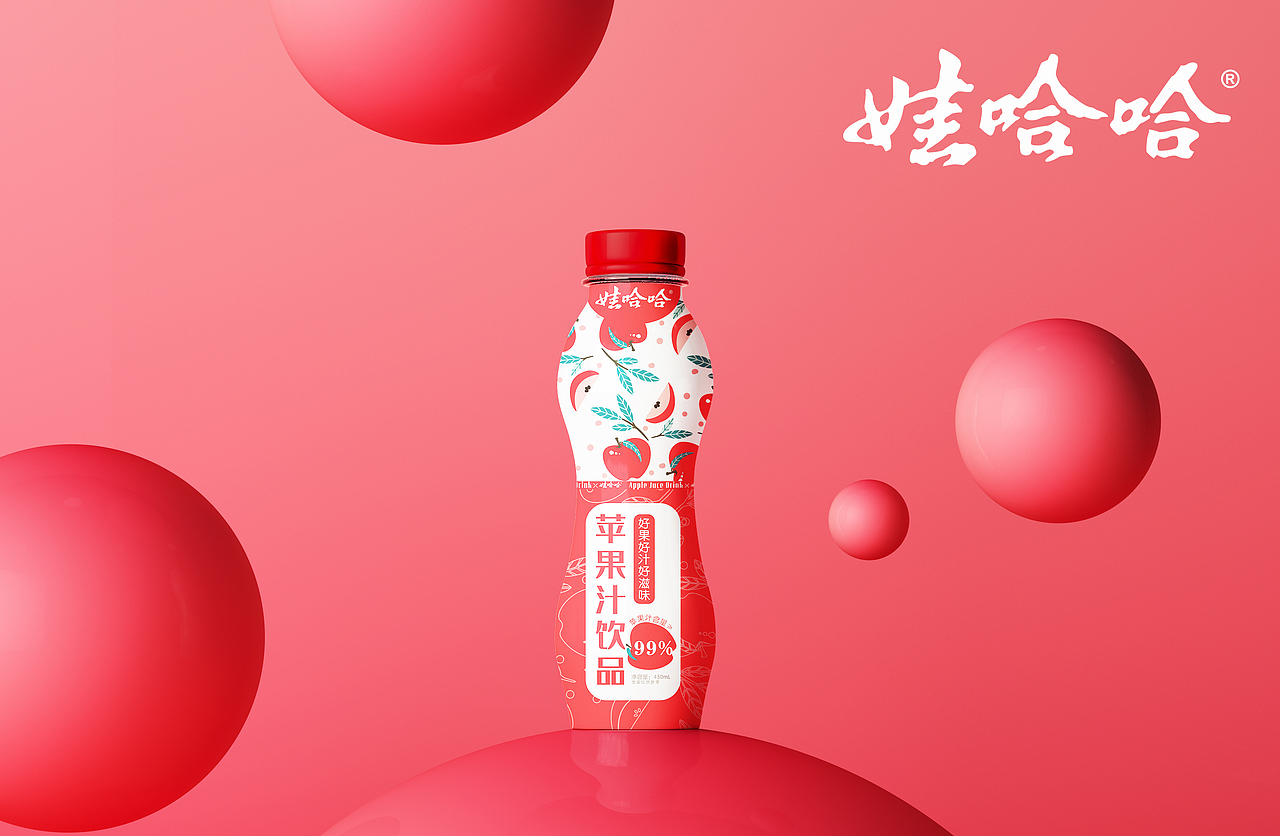 娃哈哈果汁饮料包装