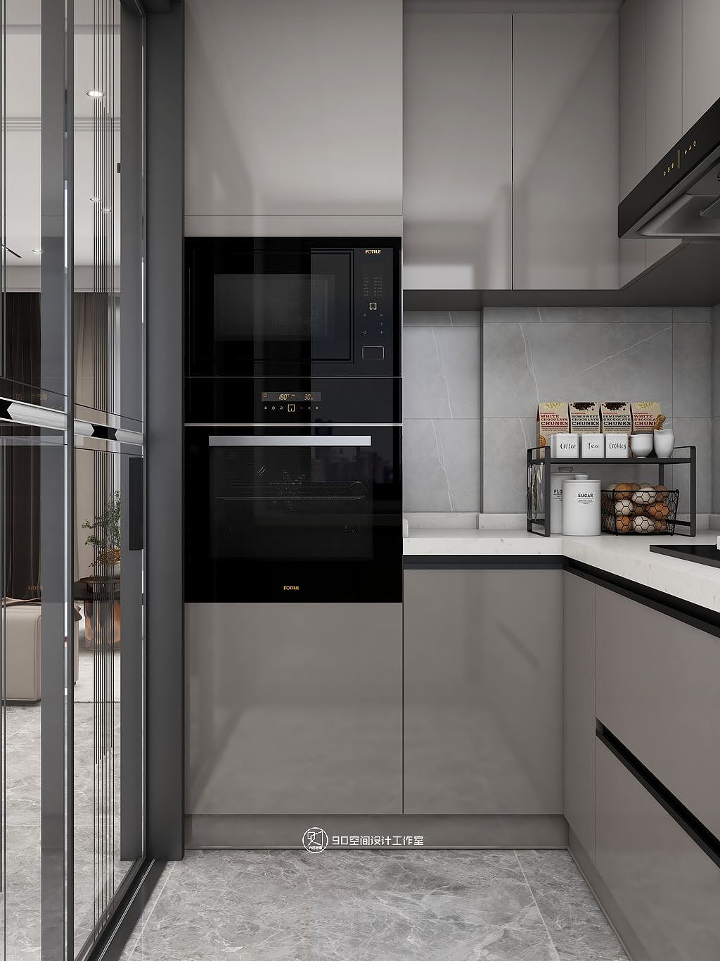 90空间设计∣133㎡配色典雅却不失轻松与温情