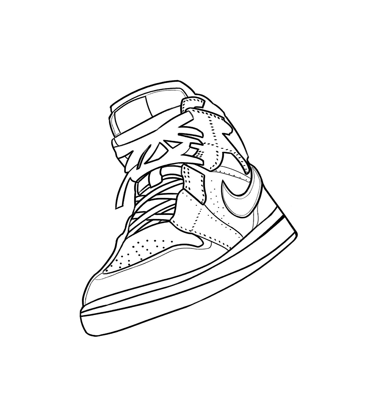 鞋子线稿|插画|创作习作|陈橘猫成精了_临摹作品-站酷zcool